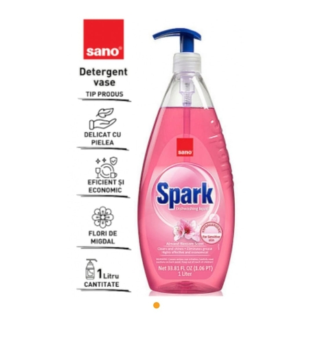 Detergent de vase Sano Spark Migdale 1L