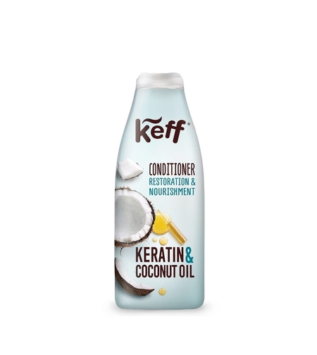 Balsam Keff Keratin Coconut Oil pentru repararea si hranirea parului 500 ml