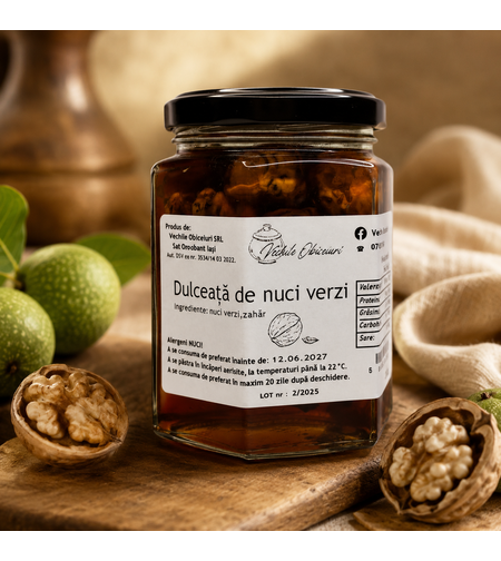 Dulceață de nuci verzi