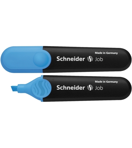 Textmarker SCHNEIDER Job, varf tesit 1+5mm - albastru