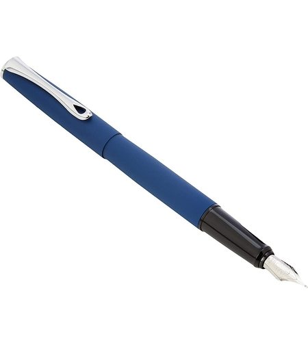 Stilou DIPLOMAT Esteem, cu penita B, din otel inoxidabil - lapis blue