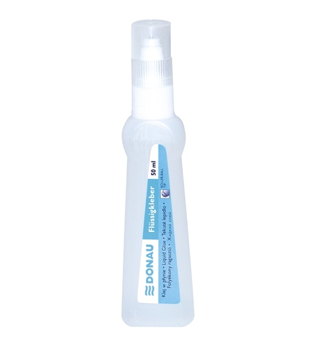 Lipici lichid 50ml, aplicator cu bila (tip roller metalic), DONAU