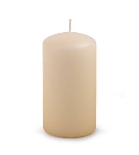 Lumanare pilon, 70 x 130mm, DONAU Home - crem