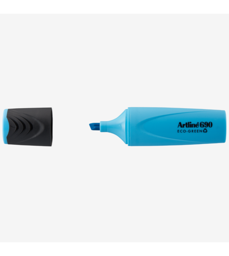 Textmarker ARTLINE 690 Eco Green, varf tesit 1.0-4.0mm