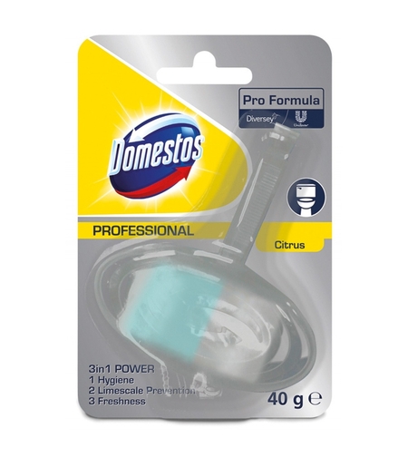 DOMESTOS Diversey Citrus, odorizant solid pentru toaleta - 40 grame
