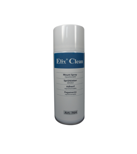 Spray adeziv non-permanent, detasabil/repozitionabil, 400 ml, ELIX Clean