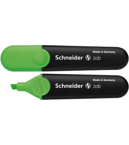 Textmarker SCHNEIDER Job, varf tesit 1+5mm - verde