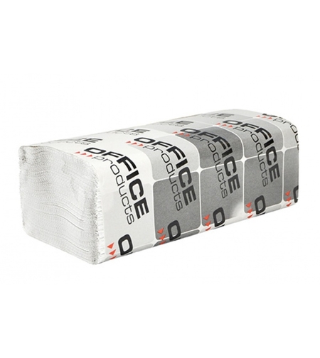 Servetele ZZ hartie reciclata alba, 23x23cm, 1 strat, 200buc/pachet, 20pachete/cutie, Office Product
