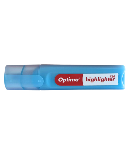 Textmarker varf lat 1-4mm, Optima 720 - albastru
