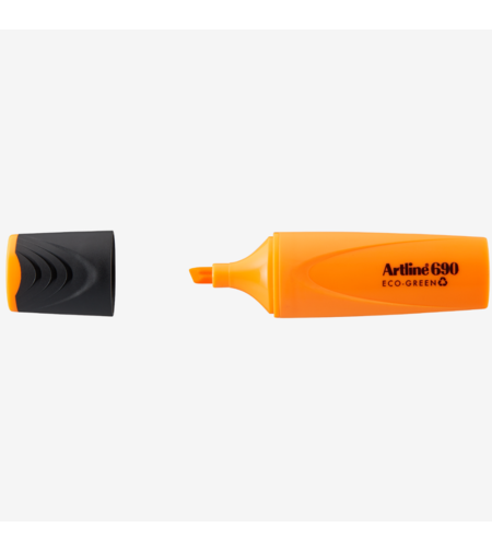 Textmarker ARTLINE 690 Eco Green, varf tesit 1.0-4.0mm