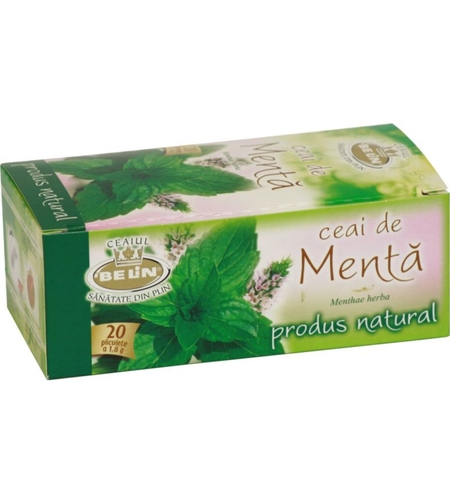 Ceai Belin menta, 20 pliculete