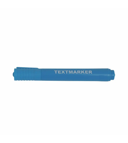 Textmarker, corp rotund, varf 1-5 mm, albastru