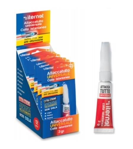 Lipici lichid instant, universal, uscare rapida, 3gr., (similar super glue), ITERNET