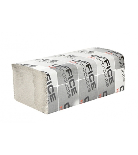 Servetele ZZ hartie reciclata gri, 23x23cm, 1 strat, 200buc/pachet, 20pachete/cutie, Office Products