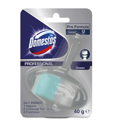 DOMESTOS Diversey Ocean, odorizant solid pentru toaleta - 40 grame