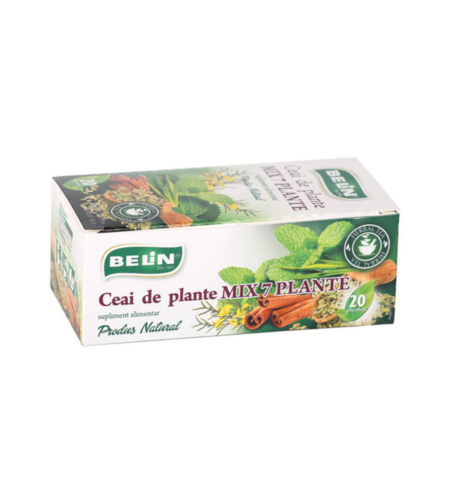 Ceai Belin mix 7 plante, 20 pliculete