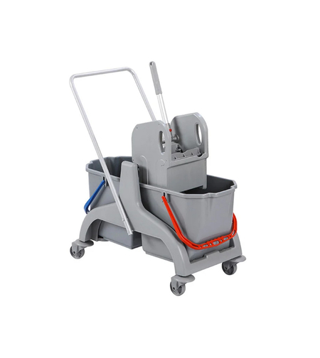 Carucior curatenie 2x25L cu storcator