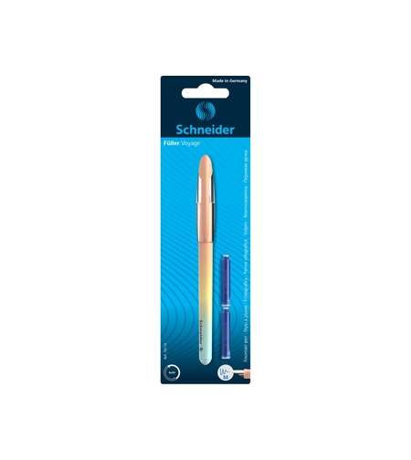 Stilou SCHNEIDER Voyage + 2 rezerve cerneala/blister