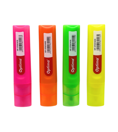 Textmarker varf lat 1-4mm, Optima 720 - 4 culori/set