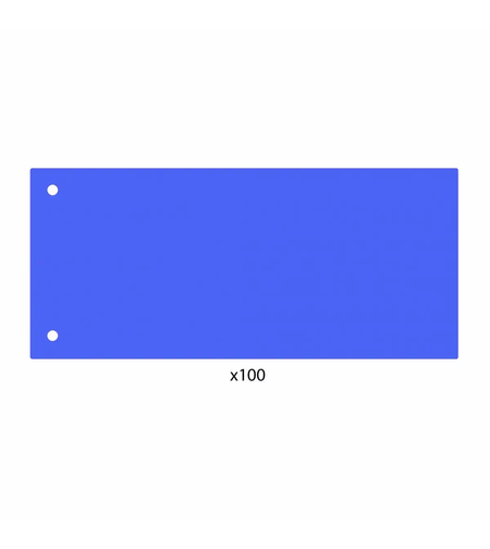 Separatoare PP pentru biblioraft, 160 microni 105 x 240mm, 100/set, albastre