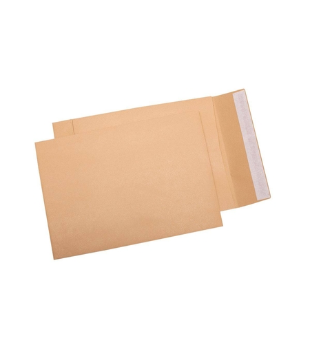 Plic B4 cu burduf, 250x353 mm x50 mm, kraft siliconic