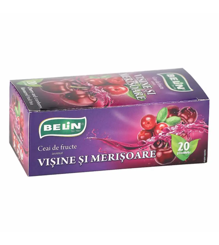 Ceai Belin visine si merisoare, 20 plicuri/cutie