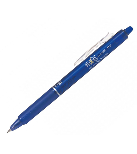 Roller Pilot Frixion Clicker, cu mecanism, 0.7 mm, albastru