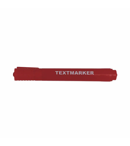 Textmarker, corp rotund, varf 1-5 mm, rosu