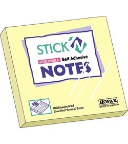 Notes adeziv 76x76x100 file Hopax