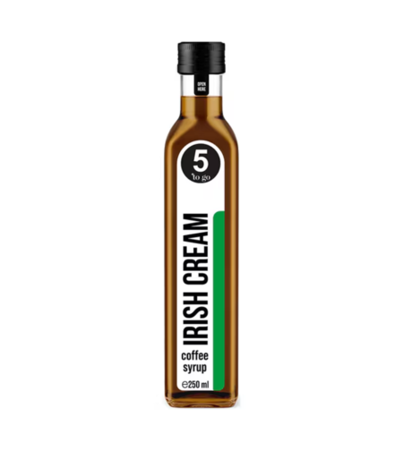 Sirop cafea 5 TO GO Irish Cream, 0.25l