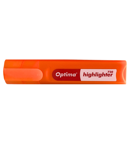 Textmarker varf lat 1-4mm, Optima 720 - portocaliu