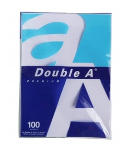 Hartie alba pentru copiator A4, 80gsm, 100coli/top, clasa A, Double A Premium
