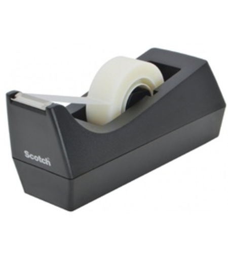 Dispenser banda adeziva, max 19mm x 33m, 3M - SCOTCH C38 - negru
