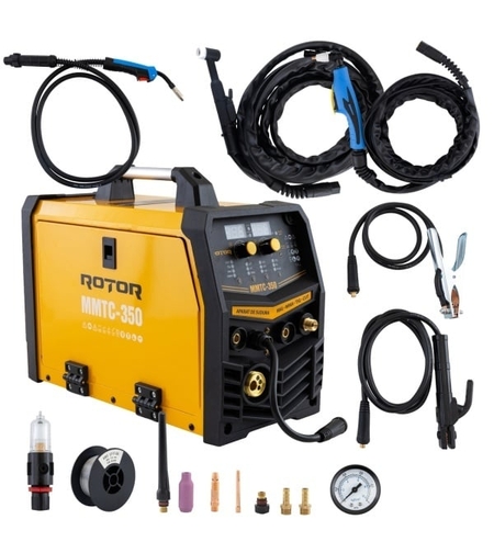 MMTC-350 MIG/MMA/TIG/CUT aparat de sudura cu electrozi 4 in 1 ROTOR
