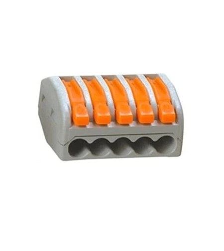 Conector doza 5 poli FLOW (Se vinde la set de 10 bucati-10 lei setul)