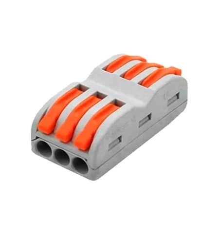 Conector doza 3+3 poli FLOW (Se vinde la set de 10 bucati-15 lei setul)