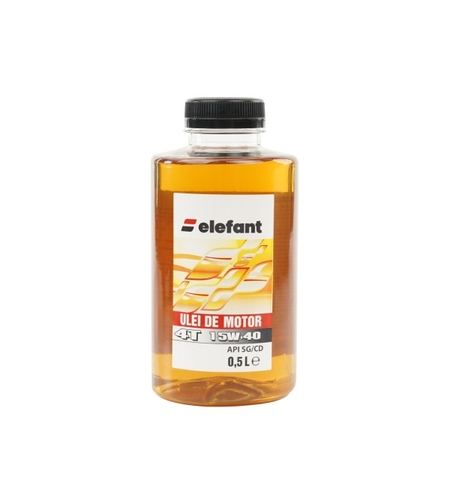 Ulei 0.5L, SAE 15W40, motoare 4T Elefant