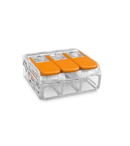 Conector derivatie slim 3 poli FLOW (Se vinde la set de 10 bucati- 9 lei setul)