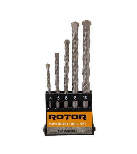 RBB5 Set burghie pentru beton, 5 piese, ROTOR