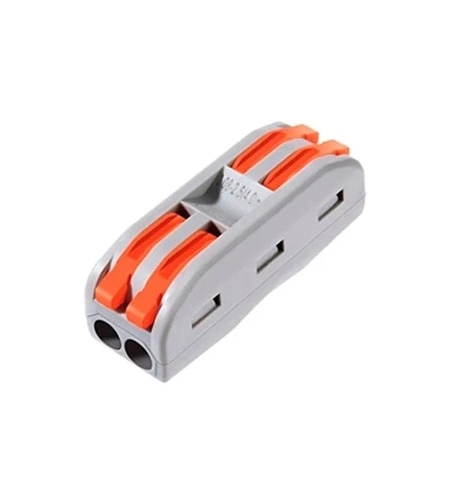 Conector doza 2+2 poli FLOW (Se vinde la set de 10 bucati- 9 lei setul)