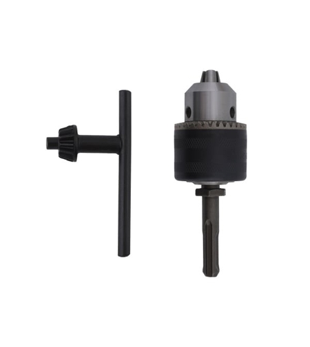 Set mandrina 13 mm cu cheie și adaptor SDS-Plus ROTOR