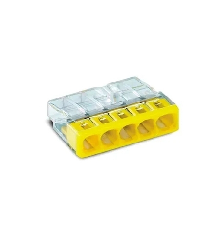 Conector derivatie cablu masiv 5 poli FLOW (Se vinde la set de 10 bucati- 5 lei setul)