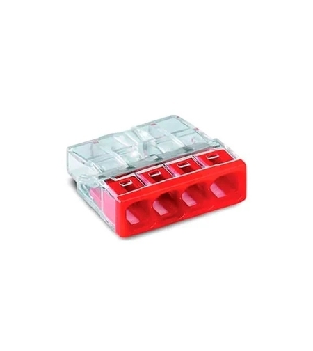 Conector derivatie cablu masiv 4 poli FLOW (Se vinde la set de 10 bucati- 5 lei setul)