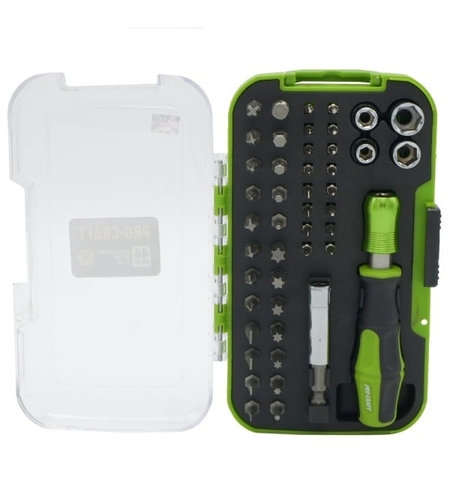 Set de biți PROCRAFT (46 piese) SS-46