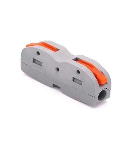 Conector doza 1+1 poli FLOW (Se vinde la set de 10 bucati- 9 lei setul)