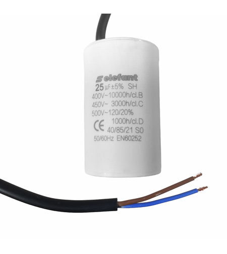 Condensator cu fire CBB60