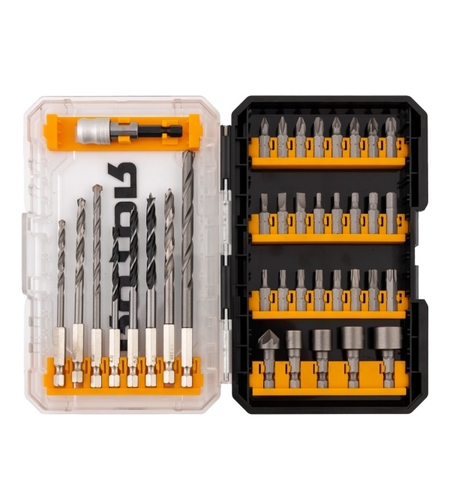 RBB38 Set biti, tubulare si burghie, 38 piese ROTOR