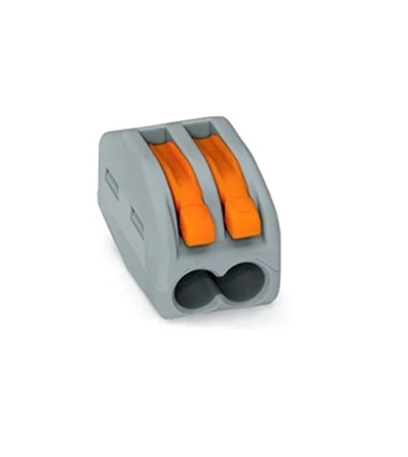 Conector doza 2 poli FLOW (Se vinde la set de 10 bucati- 5 lei setul)