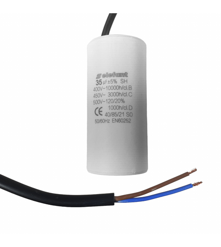Condensator cu fire CBB60