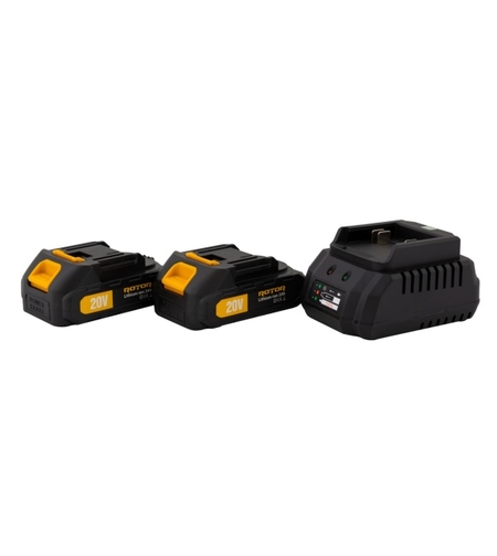 RCB-20V Set incarcator 20V cu acumulator 20V/2Ah ROTOR